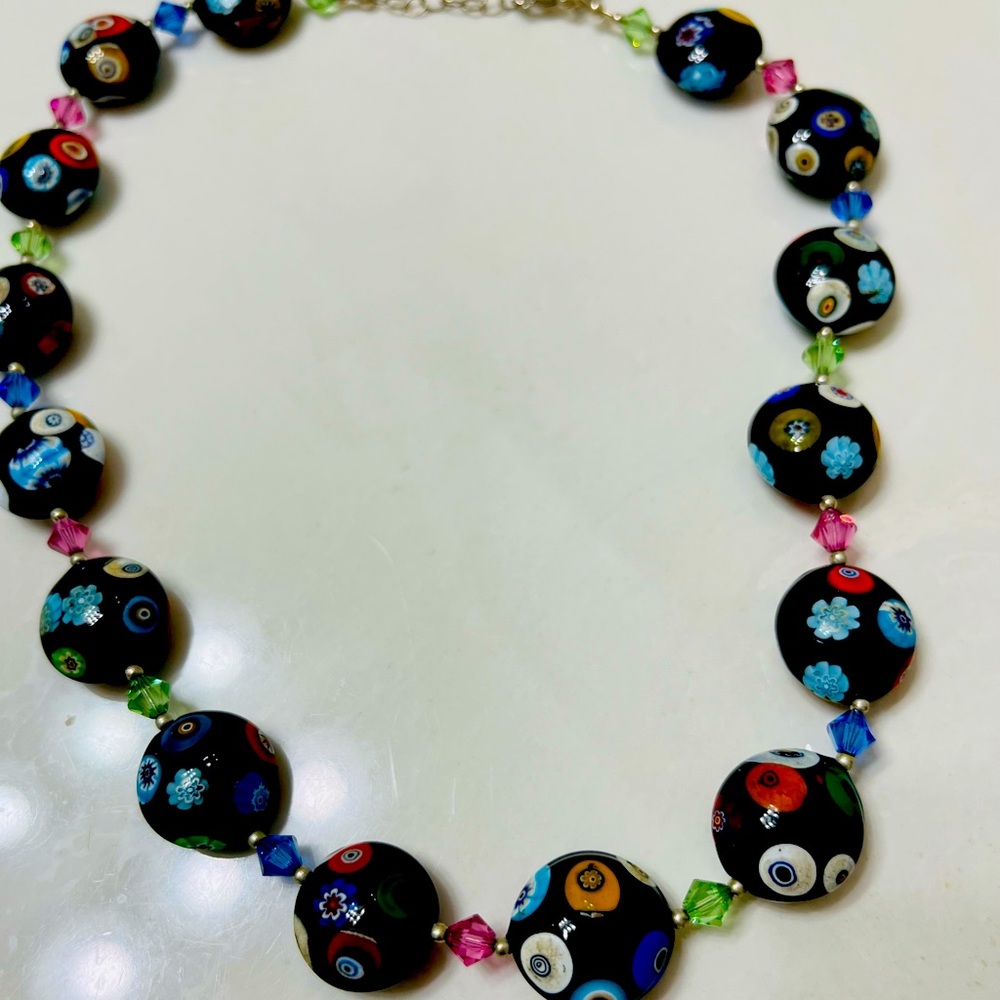 Colorful beaded necklace